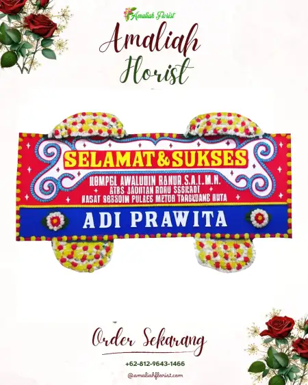 Papan Bunga Ucapan Selamat Pohgading